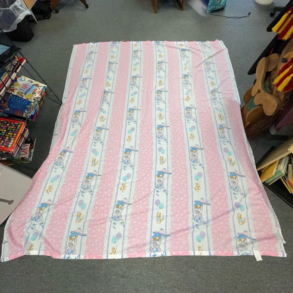 🌸 Rare Vintage Holly Hobby Full size‎ sheet set, pastel Excellent used Cond…